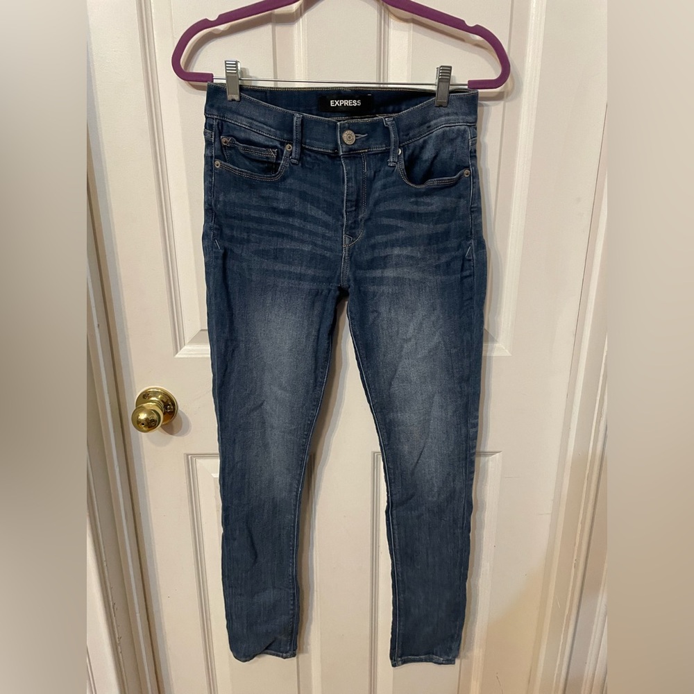 Express mid rise legging, size 6